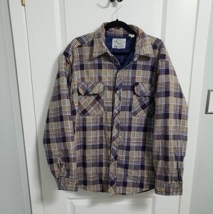 VINTAGE GREAT CANADIAN Purple Plaid Jacket Shacket